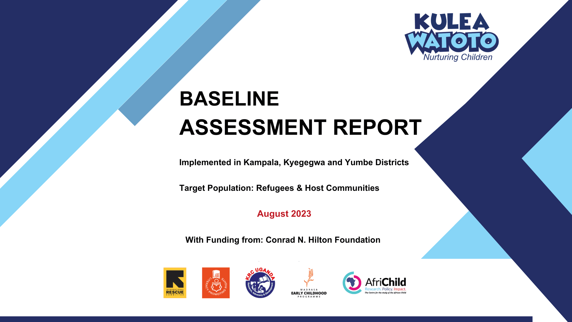 Kulea Watoto Baseline Report October 2023