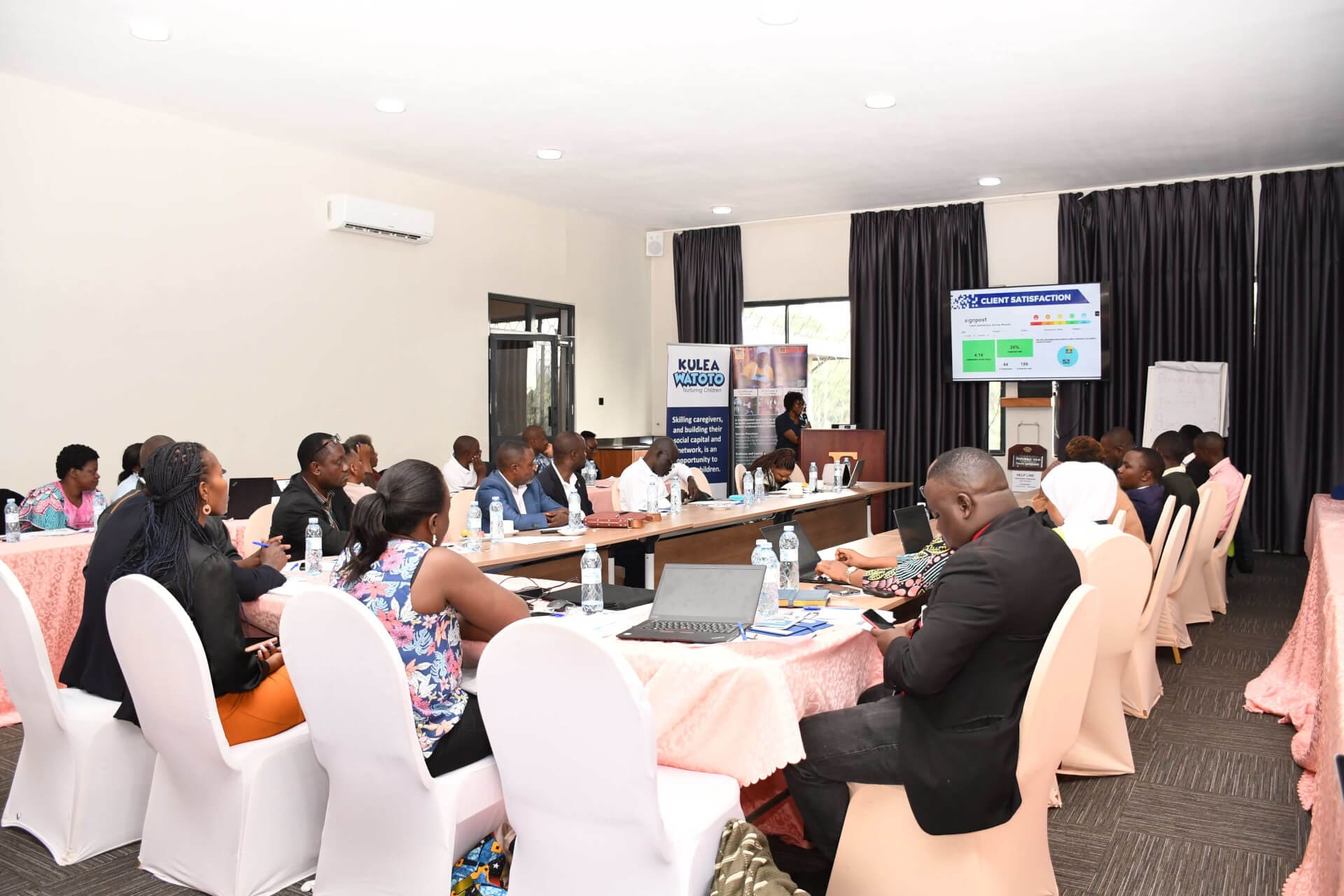 Joint urban key clients stakeholder meeting for Kulea Watoto. The engagements are aimed at reviewing project progress, gather feedback and come up with rcommendations to inform future programming